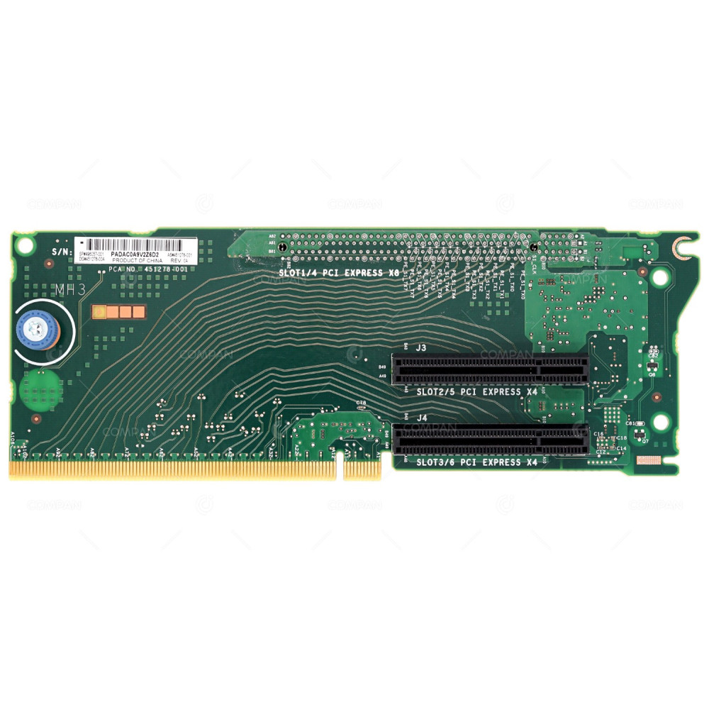 496057-001 HP RISER BOARD PCI FOR DL380 G6 451278-001